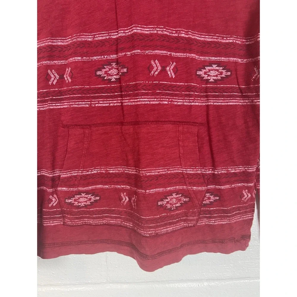 Aeropostale lightweight hoodie vintage Y2K men's small dark red southwest